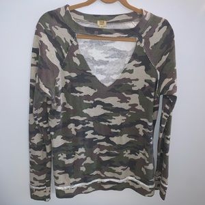 Camo Long Sleeve Top